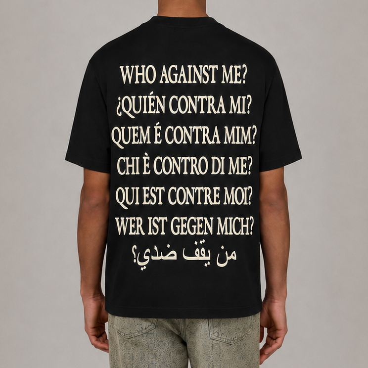 OLIVE WHO AGAINST US TEE