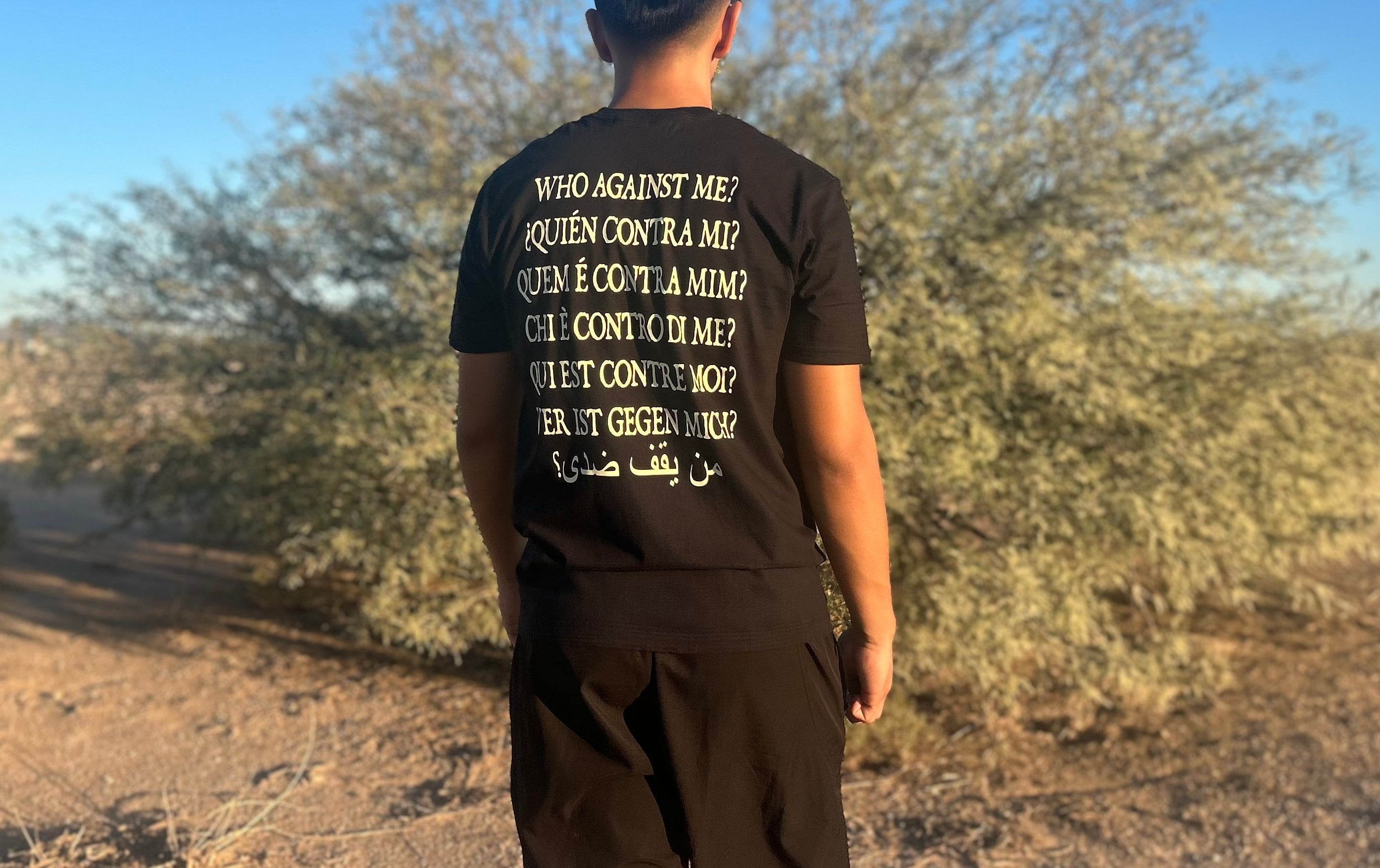 WHO AGAINST ME TEE